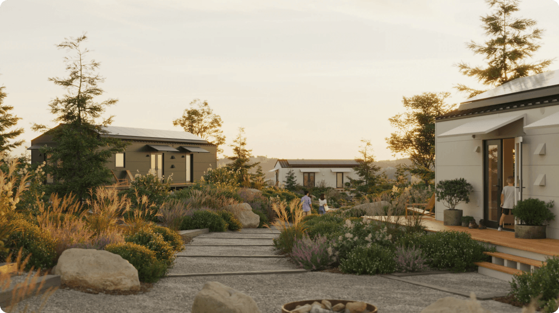 Container house project deployed in a mining area