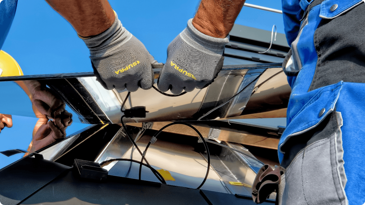 On-site container house installation support