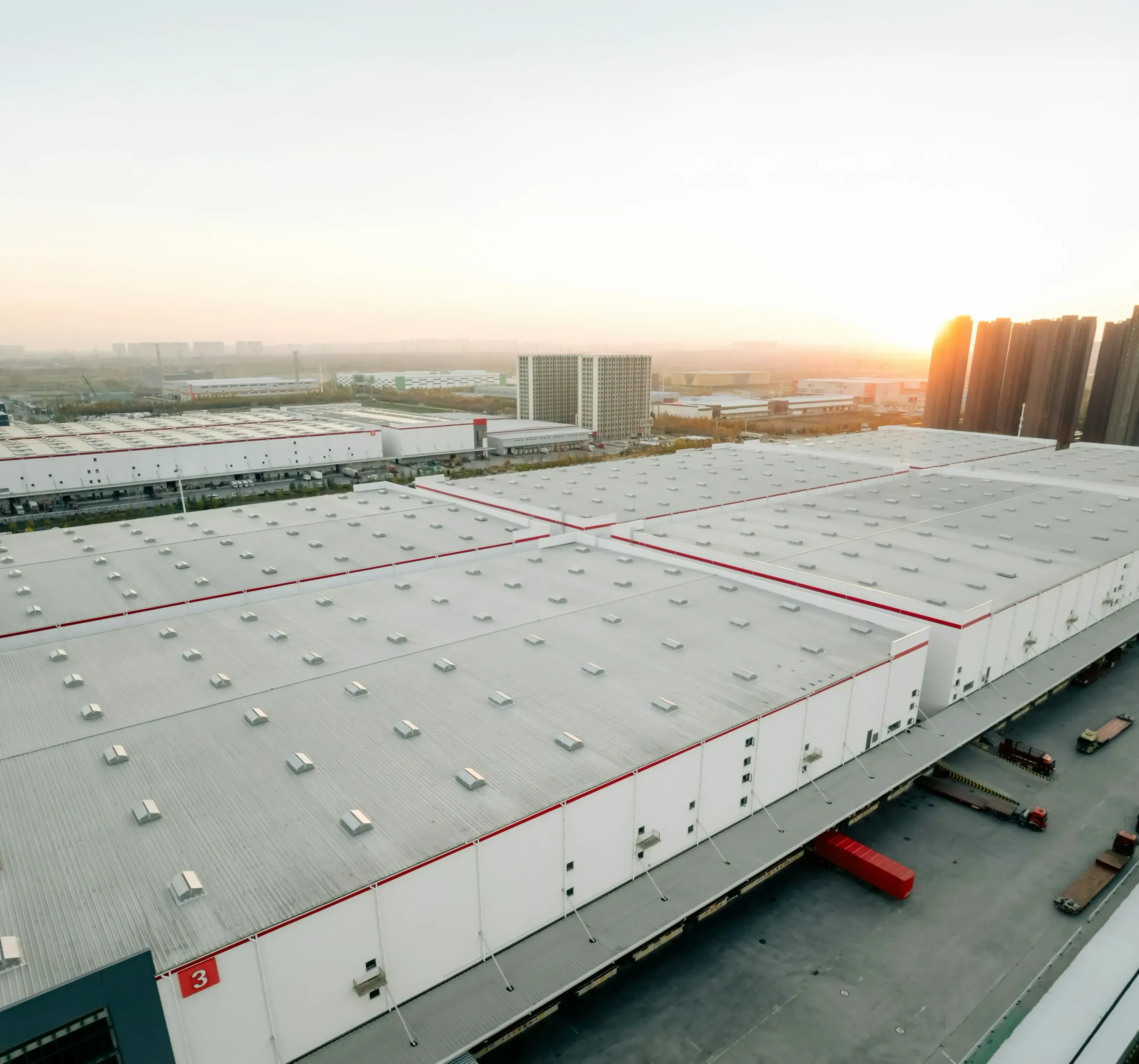 Aerial view of the SHMH manufacturing facility